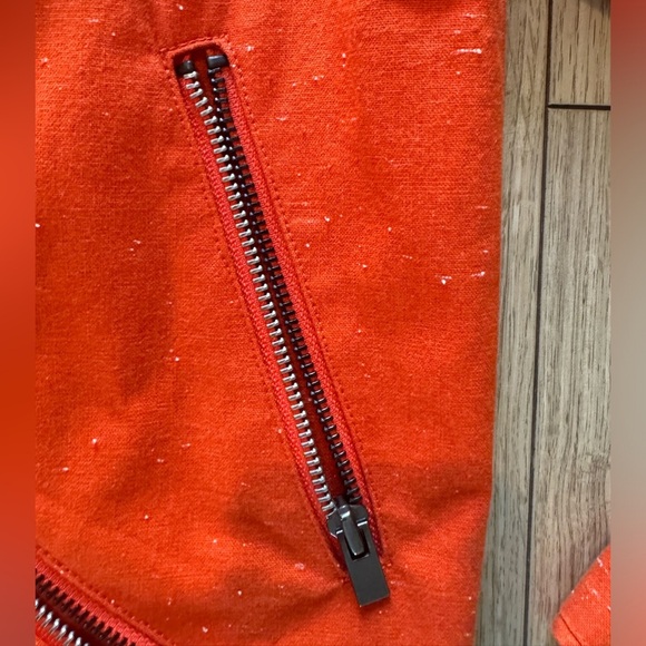 Orange Studded Kate Spade Saturday Jacket - Picture 7 of 11